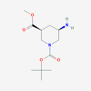 1 -} tert-butyl 3-Methyl (3s, 5r) -5-aminopiperidine-1,3-Dicarboxylate 丨 CAS 1263197-89-2